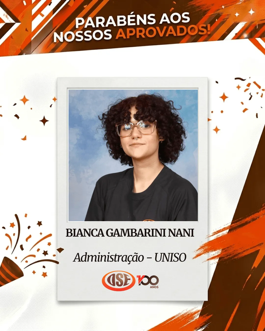 Bianca Gambarini Nani — Administração, UNISO