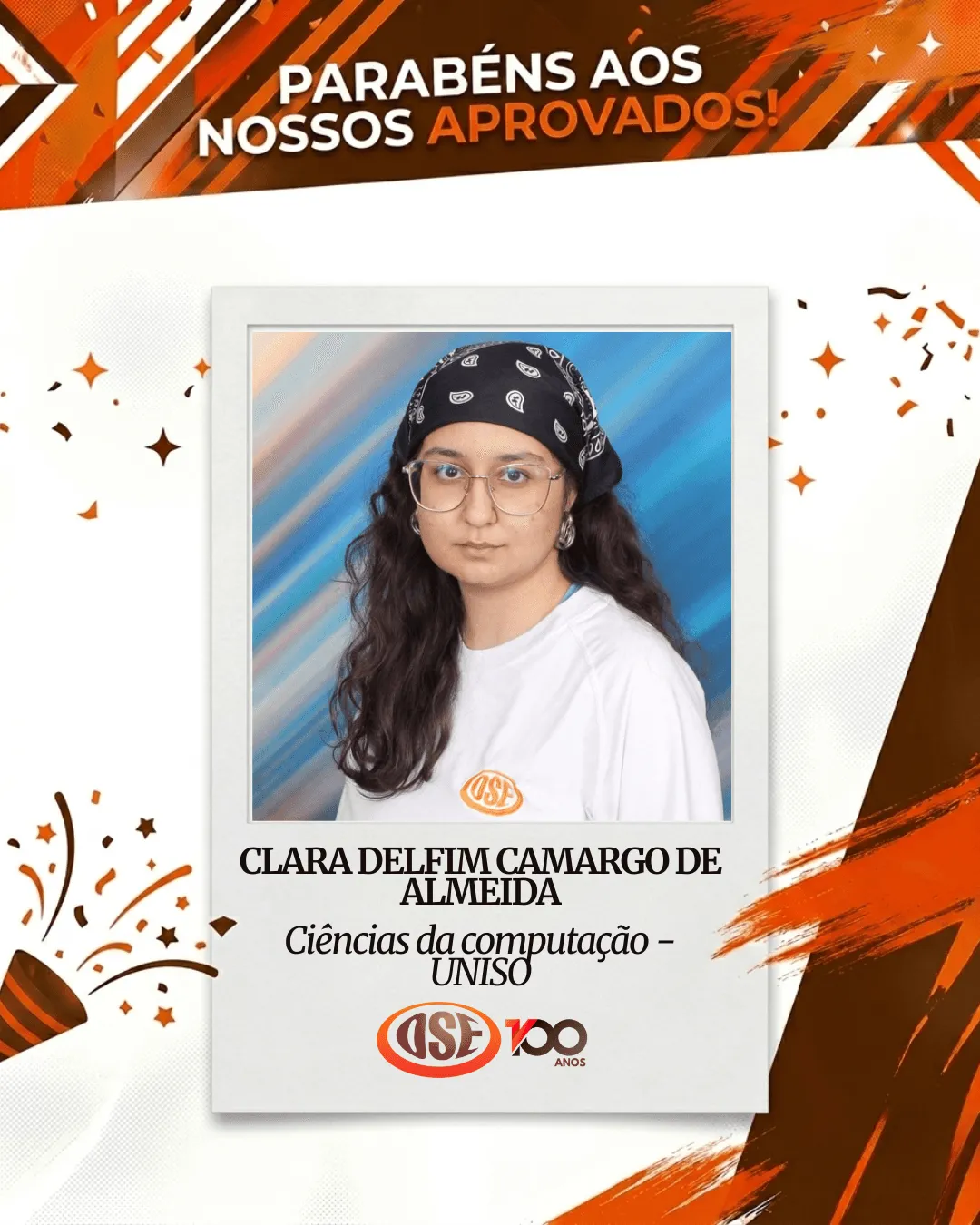 Clara Delfim Camargo de Almeida — Ciências da Computação, UNISO