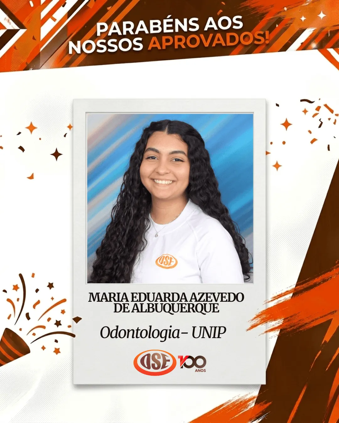 Maria Eduarda Azevedo de Albuquerque — Odontologia, UNIP
