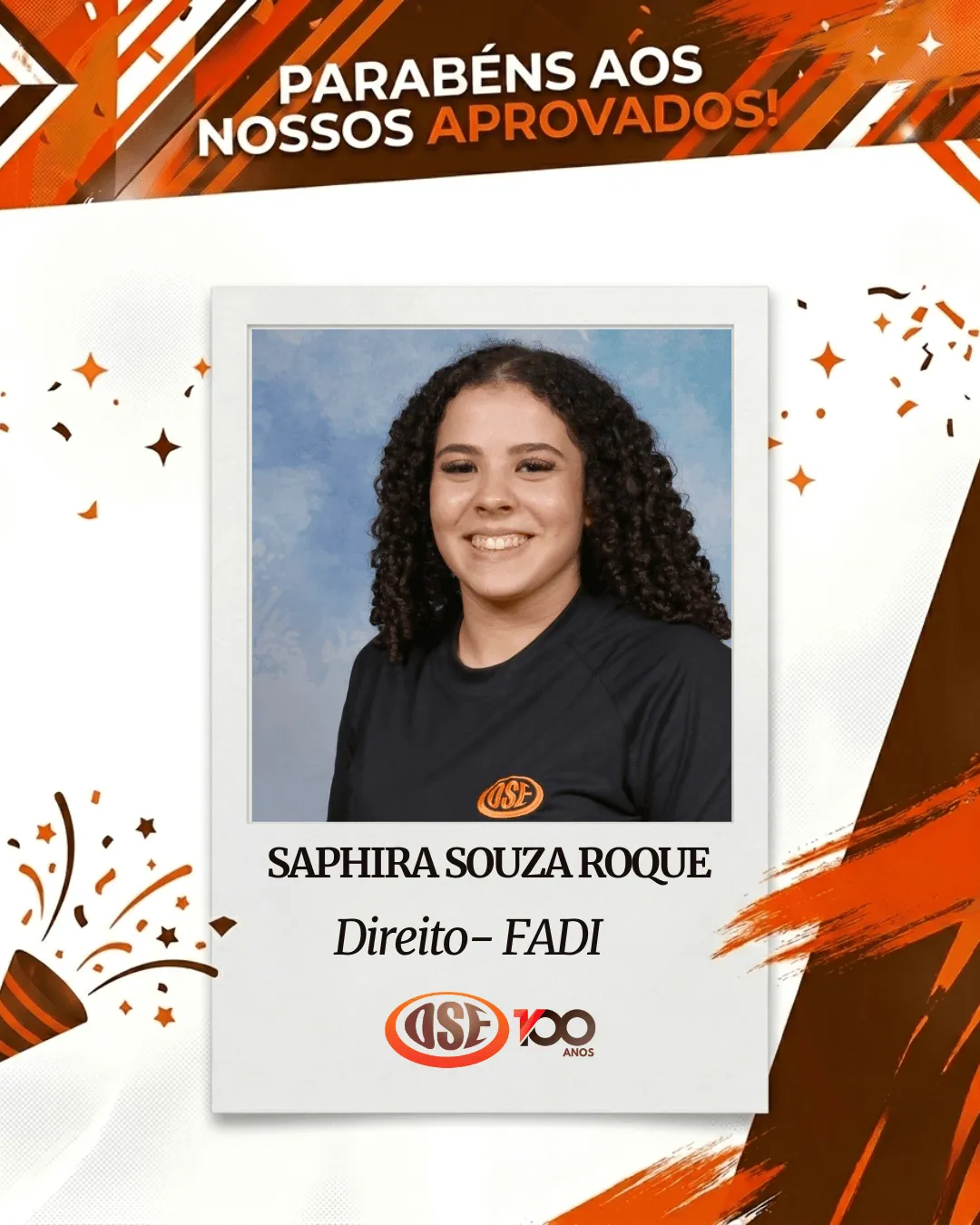 Saphira Souza Roque — Direito, FADI