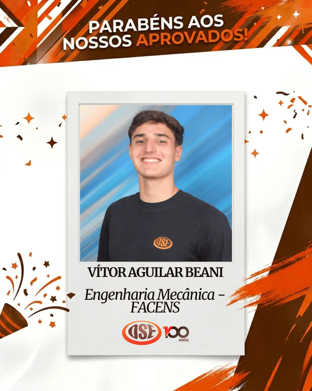 Vítor Aguilar Beani — Engenharia Mecânica, Facens